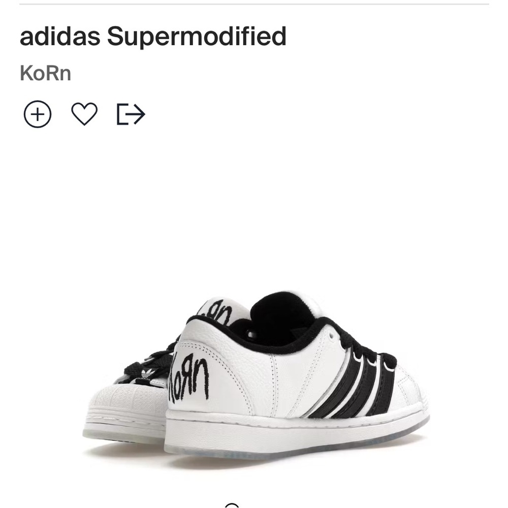 Unisex limited addition Korn Adidas sneakers